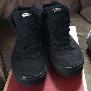 Size 10 all black Vans